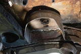 Rust Buster Rear Upper Coil Spring Bucket For 2000-2014 GM SUV's RB7404 installed to the frame