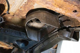 Side view of Rust Buster Rear Upper Coil Spring Bucket For 2000-2014 GM SUV's RB7404 installed to the frame