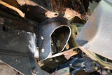 Opposing side view of Rust Buster Rear Body Frame Mount For 2000-2014 GM SUVs RB7416 installed to the frame rail