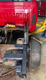 Rust Buster Rear Frame Repair Kit for 2004-2012 Colorado/Canyon RB7501 installed to the frame rail, as seen from the rear of the vehicle
