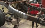 Side view of Rust Buster Leaf Spring Mount for 2004-2012 Colorado/Canyon RB7503 installed to the frame rail