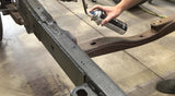 Side view of Rust Buster Center Frame Repair Kit for 2004-2012 Colorado/Canyon RB7504 installed to the frame rail