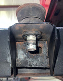 View from beneath Rust Buster Center Cab Body Mount for 2004-2012 Colorado/Canyon RB7508 installed to the frame rail