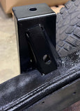 Reverse angle of Rust Buster Front Bed Mount for 2004-2012 Colorado/Canyon RB7512 installed to the frame rail