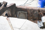 Reverse Angle Installed Shot - Rust Buster Center Frame Repair Kit For 2002-2009 GM SUV's RB7527