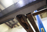 View from beneath Rust Buster Center Frame Repair Kit For 1994-2004 GM S10/Sonoma RB7604 installed to the frame rail