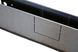Close up view of the precut lines for Rust Buster Center Frame Repair Kit For 1994-2004 GM S10/Sonoma RB7604 to use OE mount