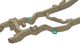Diagram highlighting Rust Buster Front Cab Mount For 1994-2004 GM S10/Sonoma RB7606