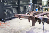 Installed Wide View - Rust Buster Rear Frame Repair Kit For 2009-2024 Ram 1500 RB7730