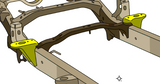 Diagram Image - Rust Buster Rear Cab Mount For 2009-2024 Dodge Ram 1500 RB7737