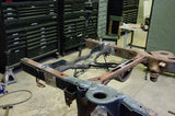 Installed Front View - Rust Buster Spare Tire Crossmember For 2009-2024 Dodge Ram 1500 RB7741
