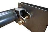 Close-up shot of the included hardware attached to the Rust Buster Rear Fuel Tank Crossmember For 2001-2010 GM Pickups RB7811
