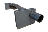 Side view of the Rust Buster Rear Fuel Tank Crossmember For 2001-2010 GM Pickups RB7811 with included welding plates