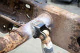 Rust Buster Rear Shock Mount For 2001-2010 GM Pickups RB7816 installed to the frame rail