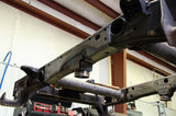 Bottom View Installed - Rust Buster Over-Axle Frame Repair Kit For 2011-2018 GM Pickups RB7822
