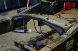 Installed Front View - Rust Buster Forward Fuel Tank Crossmember For 2011-2019 GM HD Pickups RB7839