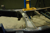 Installed Side View - Rust Buster Forward Fuel Tank Crossmember For 2011-2019 GM HD Pickups RB7839
