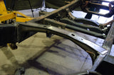 Installed Wide View - Rust Buster Forward Fuel Tank Crossmember For 2011-2019 GM HD Pickups RB7839