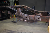 Installed Outer Frame View (Passenger) - Rust Buster Mid Frame Repair Kit For Nissan's 1997-2004 Frontier RB8302