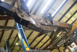 Installed Bottom View (Passenger) - Rust Buster Mid Frame Repair Kit For Nissan's 1997-2004 Frontier RB8302