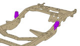 Diagram Image - Rust Buster Front Bed Mount For 1997-2004 Nissan Frontier RB8306