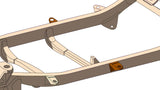 Diagram highlighting Rust Buster Mid Body Frame Mount for 1996-2002 Toyota 4Runner RB8401RB8401