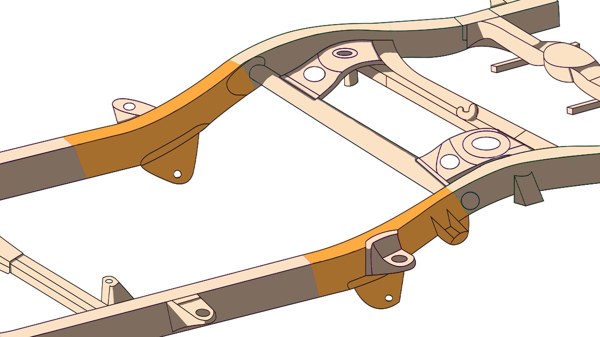 Rust Buster Mid-Rear Frame Repair Kit For 1996-2002 Toyota 4Runner RB8