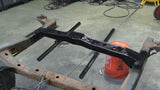 Rust Buster Spare Tire Carrier Crossmember For 1996-2002 Toyota 4Runner RB8415 installed to the frame, as seen from the left side of the vehicle