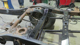 Side view of Rust Buster Track Bar Crossmember For 1996-2002 Toyota 4Runner RB8416 installed to the frame