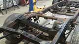 Opposing side view of Rust Buster Track Bar Crossmember For 1996-2002 Toyota 4Runner RB8416 installed to the frame 
