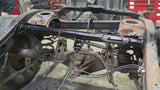 Frontal view of Rust Buster Control Arm Crossmember For 1996-2002 Toyota 4Runner RB8417 installed to the frame