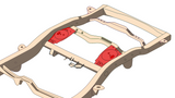 Diagram highlighting Rust Buster Rear Upper Coil Spring Bucket For FJ Cruiser/ 4Runner RB8426
