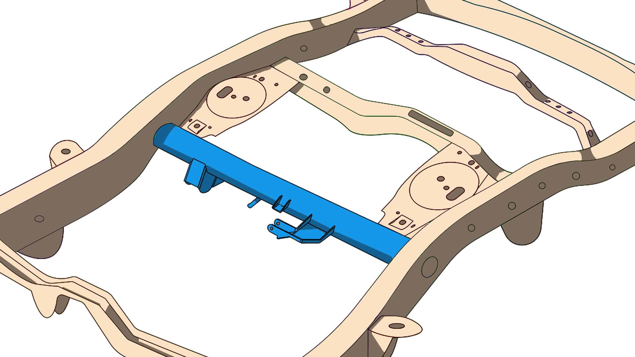 Rust Buster Rear Control Arm Crossmember For 4Runner/FJ Cruiser/GX470