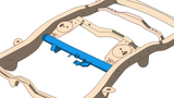 Diagram highlighting Rust Buster Rear Control Arm Crossmember For 4Runner/FJ Cruiser RB8427