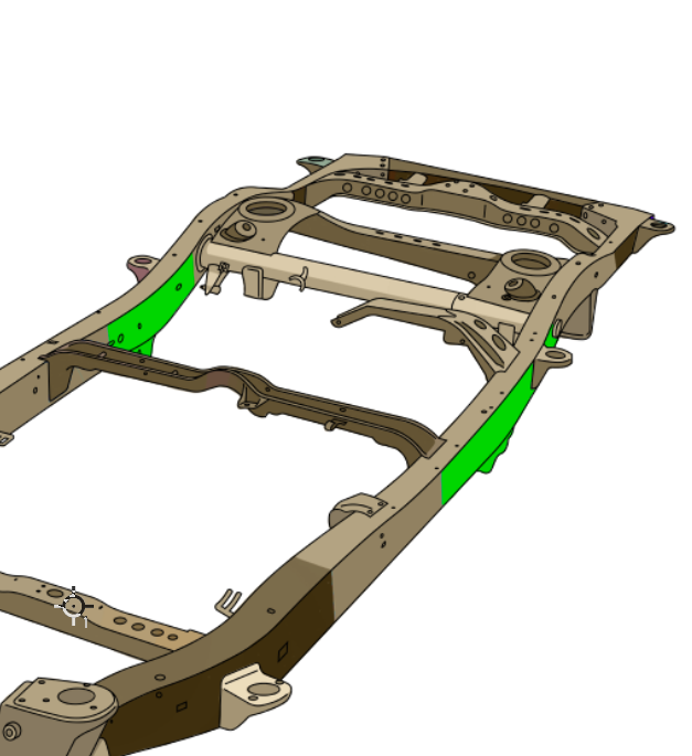 Rust Buster Mid Frame Repair Kit For 2001-2007 Toyota Sequoia RB8436