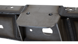 34.5" long, weld-in replacement is made from 1/8" thick steel with a 3/16" thick bump stop mount