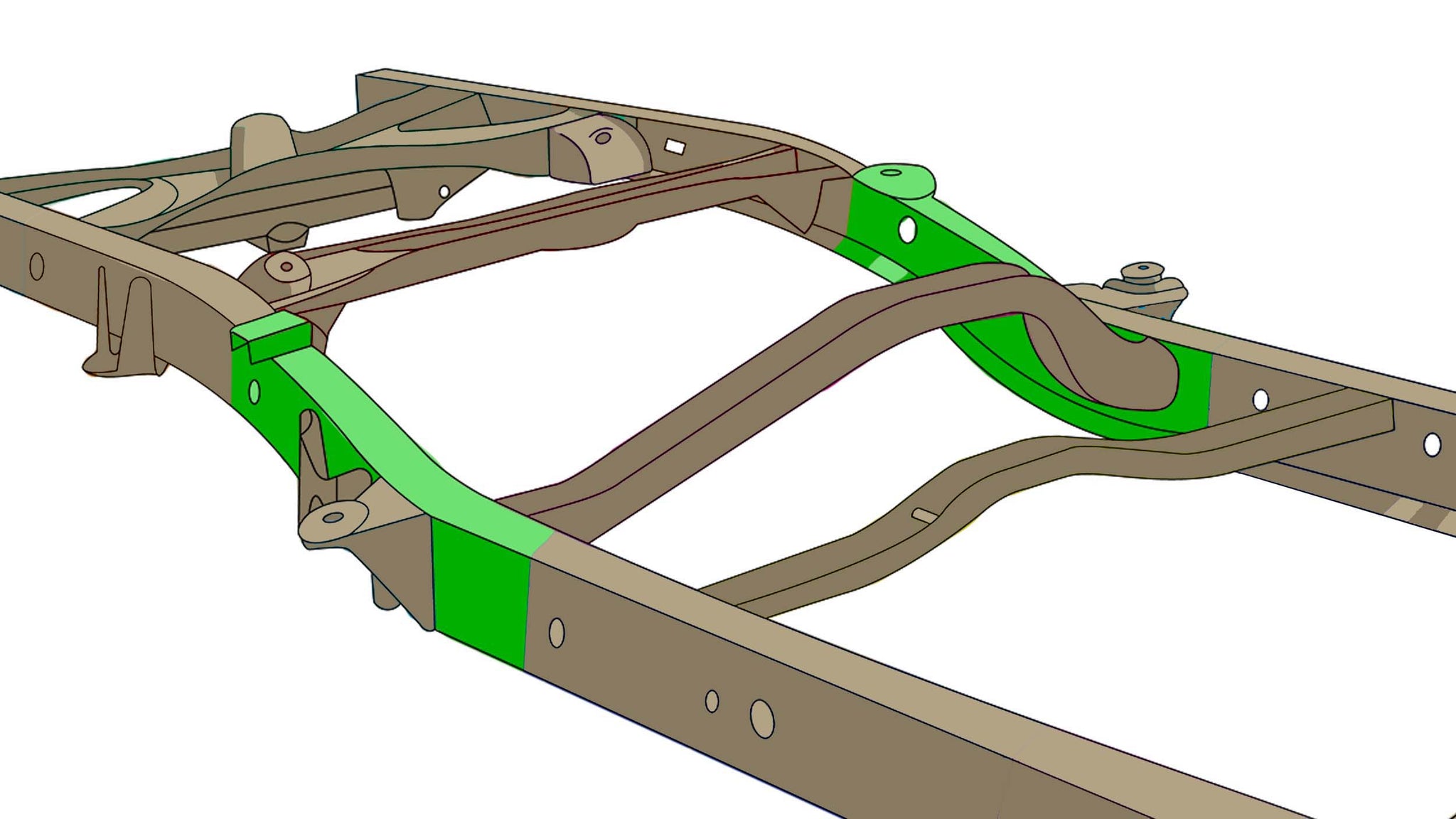 Rust Buster Mid Rear Frame Section For 2000-2006 Toyota