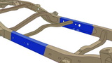 Highlighted Steel center frame section for 2000-2006 Toyota Tundra Access Cab