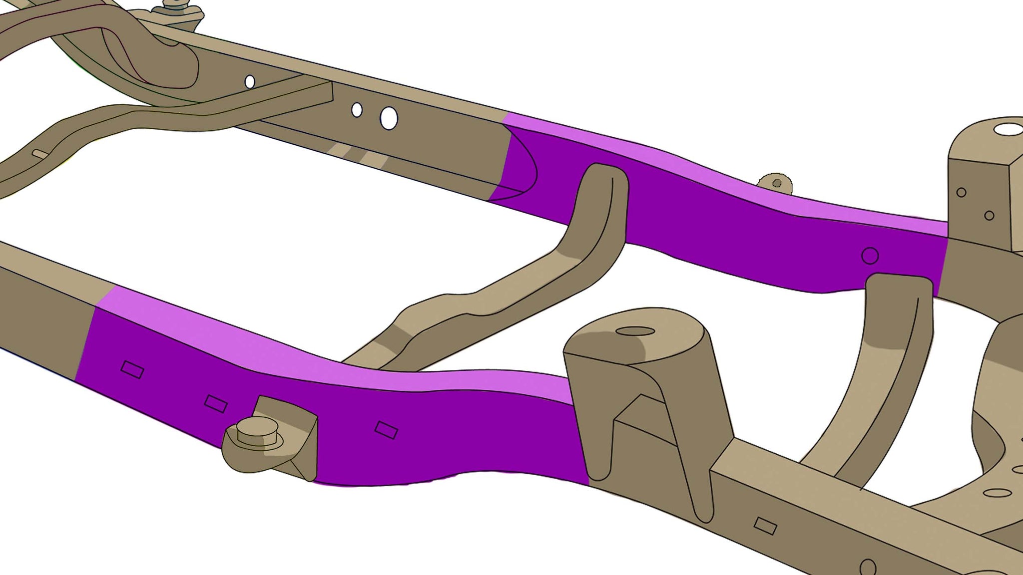 TA。枠　ブレスト Rust Buster Front Frame Repair Kit For 1995-2004 Toyota