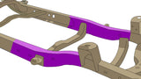 Diagram highlighting Rust Buster Front Frame Repair Kit For 2000-2006 Toyota Tundra RB8625