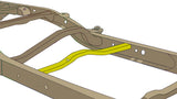 Diagram highlighting Rust Buster Carrier Bearing Crossmember for 2000-2006 Toyota Tundra RB8627