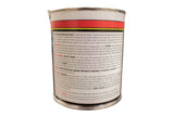Warning label and instructions on Total Protection Rust Cover Paint 1 US Quart - Satin Black RB9909