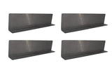 Rust Buster Universal Frame Repair Plate Kit 1/8" Steel L-Channel 18" Long 4" x 2" (2 or 4 Pack)