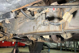 Opposing side view of Rust Buster Front Frame Repair Kit For 2004-2008 Ford F150 RB7072 installed to the frame rail