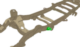 Rust Buster Front Cab Mount For 1999-2016 Ford F-Series Super Duty RB8009