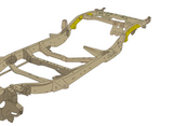 Rust Buster Over Axle Frame Section For 1997-2004 Nissan Frontier RB8301