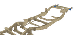 Rust Buster Rear Frame Kit For 1997-2004 Nissan Frontier RB8300