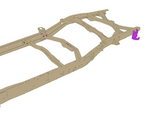 Rust Buster Rearward Leaf Spring Hanger For 2000-2006 Toyota Tundra