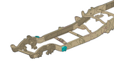 Rust Buster Front Cab Mount For 2001-2010 GM HD Pickups RB7808