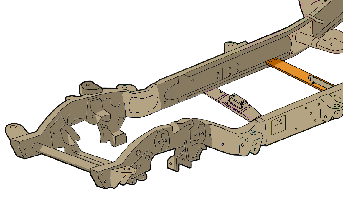 車のパーツ RB20 Rust Buster ABS Crossmember For 2001-2010 GM HD Pickups RB7820
